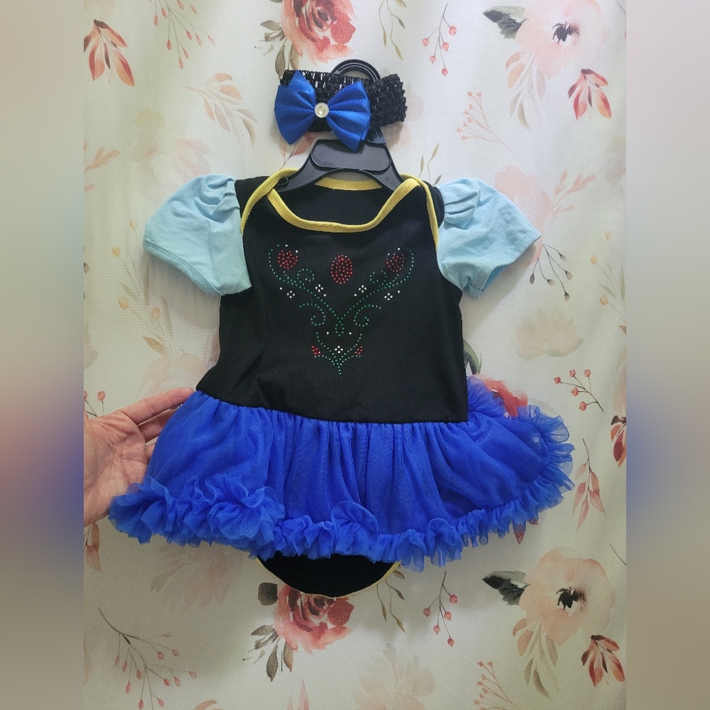 Anna From Frozen Costume Dress Size XL Fits Toddlers 18-24 months